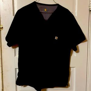 Men’s Carhart black scrub top size medium